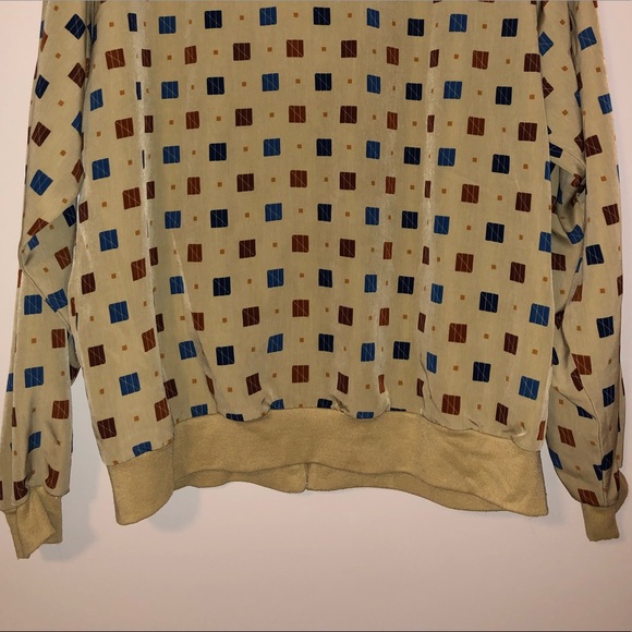 Retro patterned jacket UNISEX - Picture 2 of 3